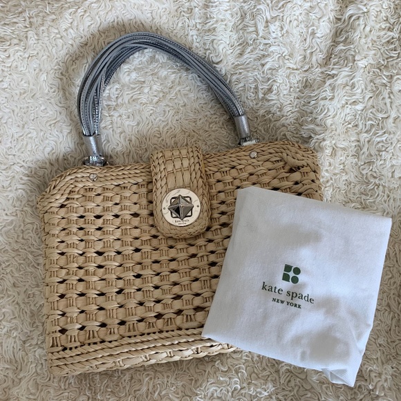kate spade Handbags - Large Kate Spade Straw Tote